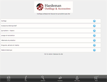 Tablet Screenshot of hardeman-distribution.com